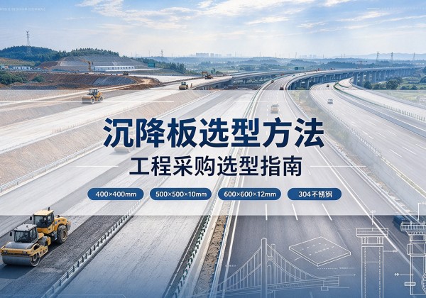 老边沉降板选择方法